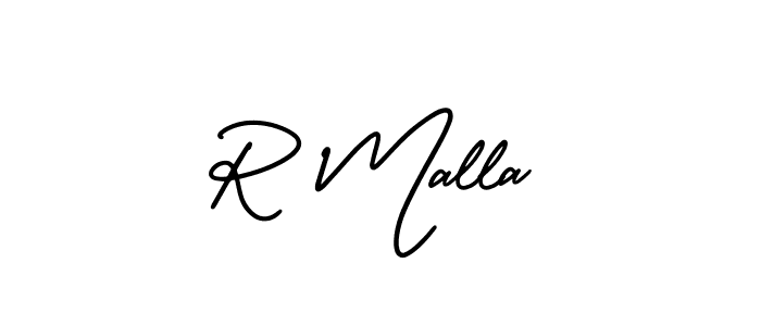 Make a beautiful signature design for name R Malla. Use this online signature maker to create a handwritten signature for free. R Malla signature style 3 images and pictures png