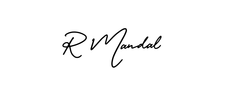 Also You can easily find your signature by using the search form. We will create R Mandal name handwritten signature images for you free of cost using AmerikaSignatureDemo-Regular sign style. R Mandal signature style 3 images and pictures png