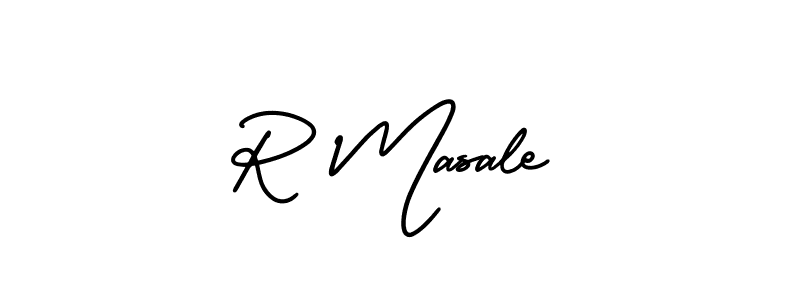 Also we have R Masale name is the best signature style. Create professional handwritten signature collection using AmerikaSignatureDemo-Regular autograph style. R Masale signature style 3 images and pictures png