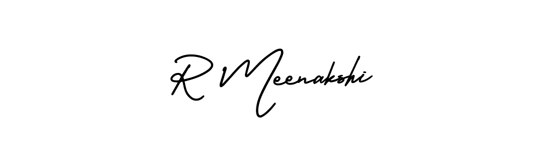 Also we have R Meenakshi name is the best signature style. Create professional handwritten signature collection using AmerikaSignatureDemo-Regular autograph style. R Meenakshi signature style 3 images and pictures png