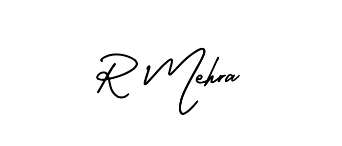 Check out images of Autograph of R Mehra name. Actor R Mehra Signature Style. AmerikaSignatureDemo-Regular is a professional sign style online. R Mehra signature style 3 images and pictures png