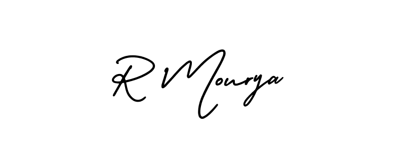 It looks lik you need a new signature style for name R Mourya. Design unique handwritten (AmerikaSignatureDemo-Regular) signature with our free signature maker in just a few clicks. R Mourya signature style 3 images and pictures png