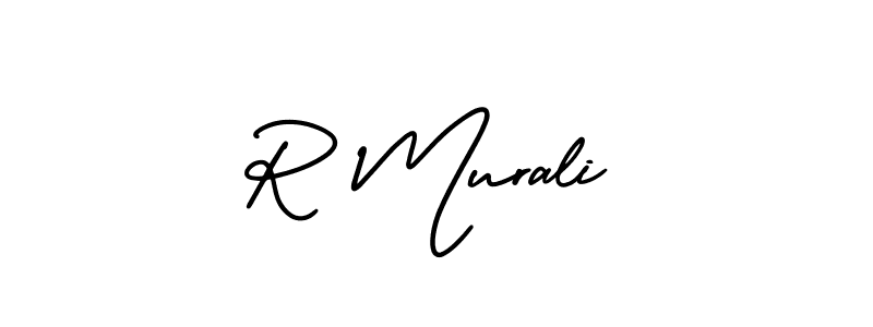 How to make R Murali signature? AmerikaSignatureDemo-Regular is a professional autograph style. Create handwritten signature for R Murali name. R Murali signature style 3 images and pictures png