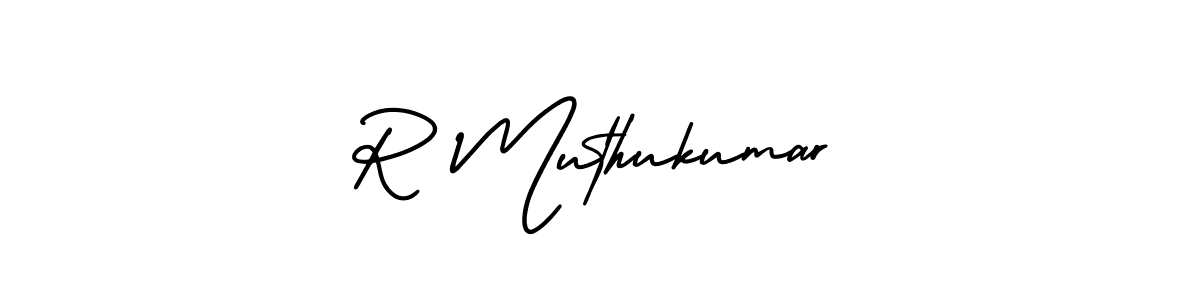 Also You can easily find your signature by using the search form. We will create R Muthukumar name handwritten signature images for you free of cost using AmerikaSignatureDemo-Regular sign style. R Muthukumar signature style 3 images and pictures png