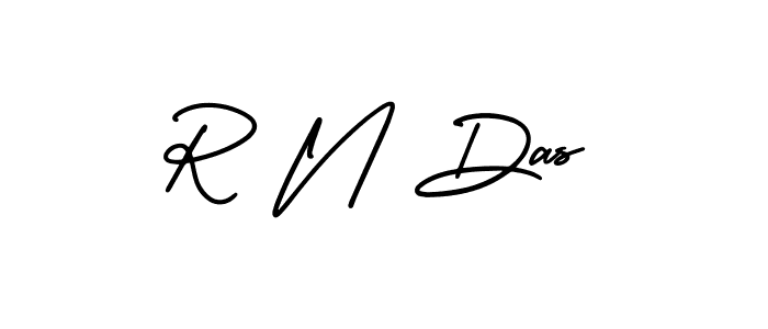 This is the best signature style for the R N Das name. Also you like these signature font (AmerikaSignatureDemo-Regular). Mix name signature. R N Das signature style 3 images and pictures png