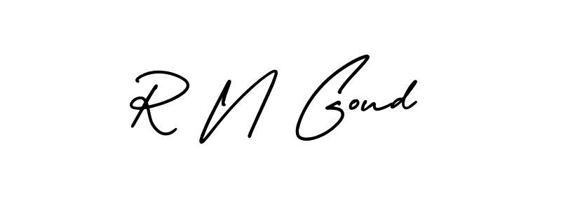 Also we have R N Goud name is the best signature style. Create professional handwritten signature collection using AmerikaSignatureDemo-Regular autograph style. R N Goud signature style 3 images and pictures png