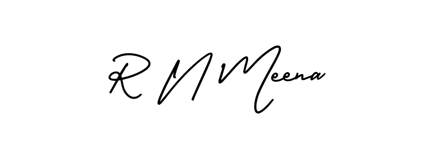 Check out images of Autograph of R N Meena name. Actor R N Meena Signature Style. AmerikaSignatureDemo-Regular is a professional sign style online. R N Meena signature style 3 images and pictures png