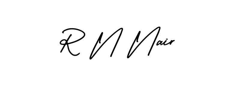 Make a beautiful signature design for name R N Nair. Use this online signature maker to create a handwritten signature for free. R N Nair signature style 3 images and pictures png