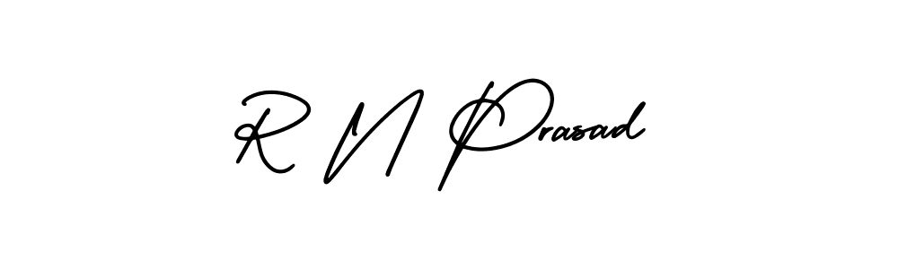 It looks lik you need a new signature style for name R N Prasad. Design unique handwritten (AmerikaSignatureDemo-Regular) signature with our free signature maker in just a few clicks. R N Prasad signature style 3 images and pictures png