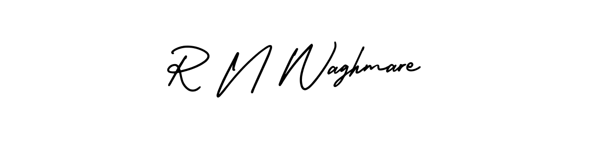 It looks lik you need a new signature style for name R N Waghmare. Design unique handwritten (AmerikaSignatureDemo-Regular) signature with our free signature maker in just a few clicks. R N Waghmare signature style 3 images and pictures png