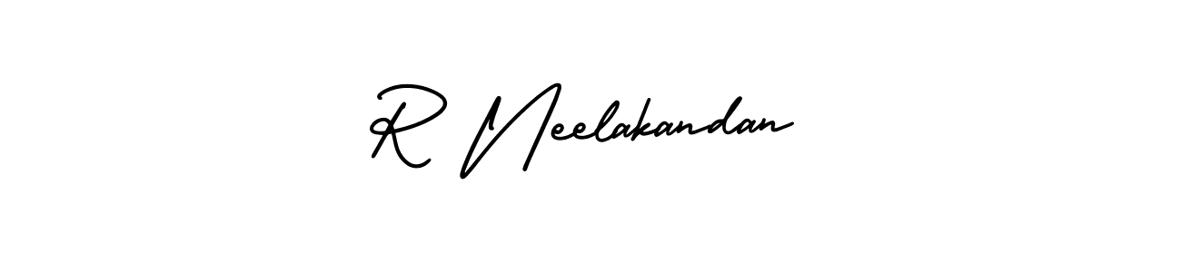 Best and Professional Signature Style for R Neelakandan. AmerikaSignatureDemo-Regular Best Signature Style Collection. R Neelakandan signature style 3 images and pictures png