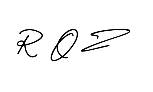 R O Z stylish signature style. Best Handwritten Sign (AmerikaSignatureDemo-Regular) for my name. Handwritten Signature Collection Ideas for my name R O Z. R O Z signature style 3 images and pictures png