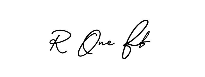 How to Draw R One Ff signature style? AmerikaSignatureDemo-Regular is a latest design signature styles for name R One Ff. R One Ff signature style 3 images and pictures png