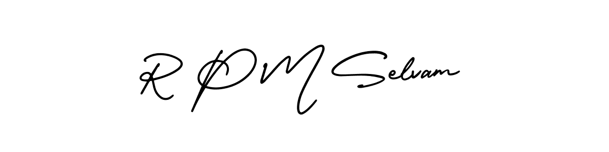 This is the best signature style for the R P M Selvam name. Also you like these signature font (AmerikaSignatureDemo-Regular). Mix name signature. R P M Selvam signature style 3 images and pictures png