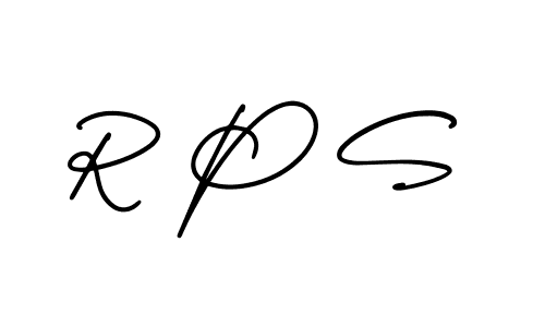 R P S stylish signature style. Best Handwritten Sign (AmerikaSignatureDemo-Regular) for my name. Handwritten Signature Collection Ideas for my name R P S. R P S signature style 3 images and pictures png