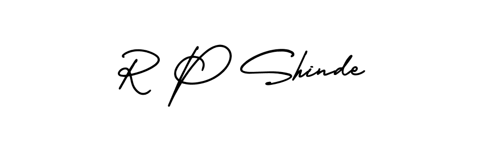 AmerikaSignatureDemo-Regular is a professional signature style that is perfect for those who want to add a touch of class to their signature. It is also a great choice for those who want to make their signature more unique. Get R P Shinde name to fancy signature for free. R P Shinde signature style 3 images and pictures png