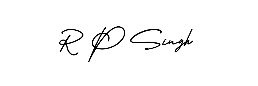 Create a beautiful signature design for name R P Singh. With this signature (AmerikaSignatureDemo-Regular) fonts, you can make a handwritten signature for free. R P Singh signature style 3 images and pictures png