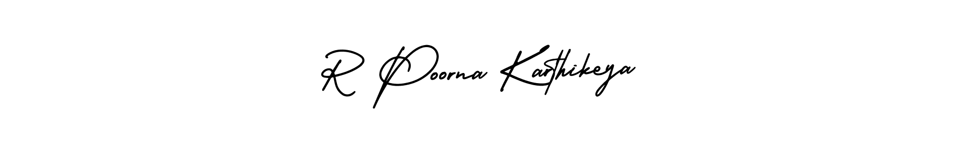 You can use this online signature creator to create a handwritten signature for the name R Poorna Karthikeya. This is the best online autograph maker. R Poorna Karthikeya signature style 3 images and pictures png