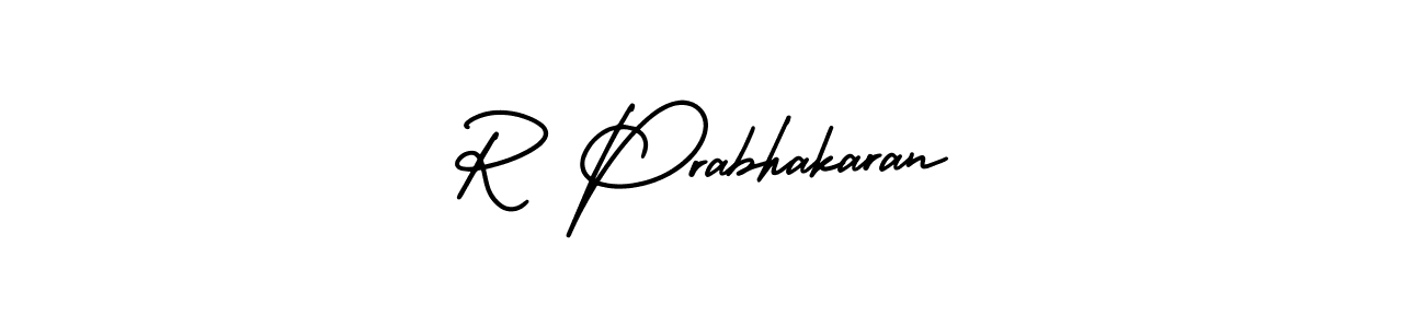 if you are searching for the best signature style for your name R Prabhakaran. so please give up your signature search. here we have designed multiple signature styles  using AmerikaSignatureDemo-Regular. R Prabhakaran signature style 3 images and pictures png