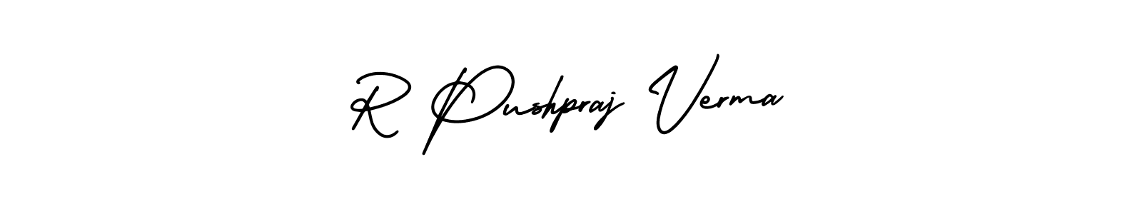See photos of R Pushpraj Verma official signature by Spectra . Check more albums & portfolios. Read reviews & check more about AmerikaSignatureDemo-Regular font. R Pushpraj Verma signature style 3 images and pictures png