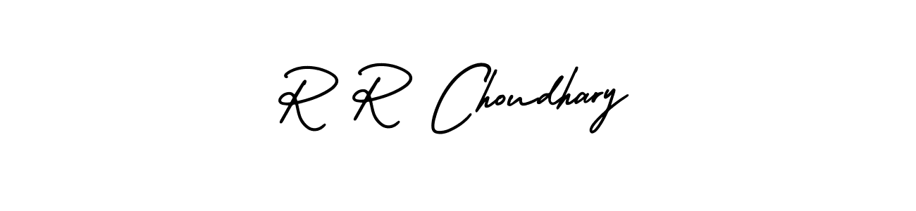 Make a short R R Choudhary signature style. Manage your documents anywhere anytime using AmerikaSignatureDemo-Regular. Create and add eSignatures, submit forms, share and send files easily. R R Choudhary signature style 3 images and pictures png