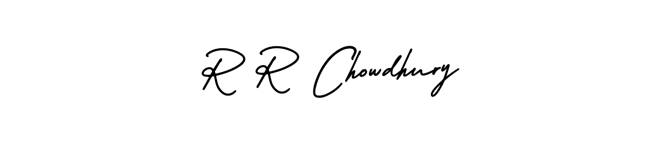 It looks lik you need a new signature style for name R R Chowdhury. Design unique handwritten (AmerikaSignatureDemo-Regular) signature with our free signature maker in just a few clicks. R R Chowdhury signature style 3 images and pictures png
