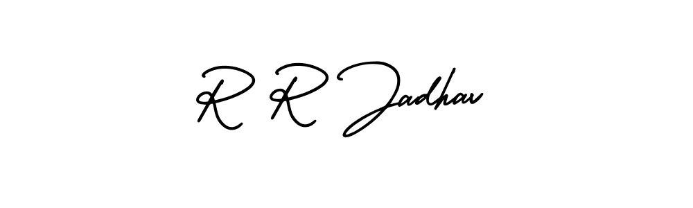 Here are the top 10 professional signature styles for the name R R Jadhav. These are the best autograph styles you can use for your name. R R Jadhav signature style 3 images and pictures png