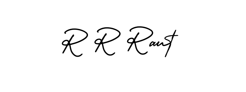 How to make R R Raut signature? AmerikaSignatureDemo-Regular is a professional autograph style. Create handwritten signature for R R Raut name. R R Raut signature style 3 images and pictures png