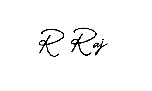 Also You can easily find your signature by using the search form. We will create R Raj name handwritten signature images for you free of cost using AmerikaSignatureDemo-Regular sign style. R Raj signature style 3 images and pictures png