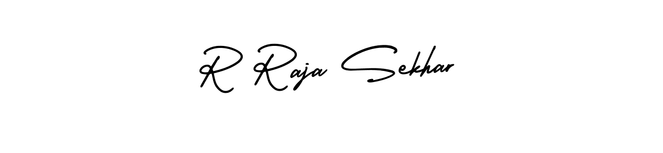 Design your own signature with our free online signature maker. With this signature software, you can create a handwritten (AmerikaSignatureDemo-Regular) signature for name R Raja Sekhar. R Raja Sekhar signature style 3 images and pictures png