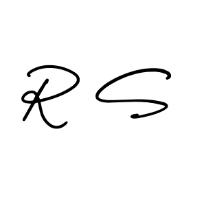 Also You can easily find your signature by using the search form. We will create R S name handwritten signature images for you free of cost using AmerikaSignatureDemo-Regular sign style. R S signature style 3 images and pictures png