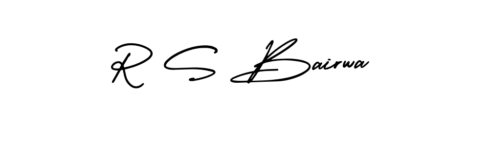 Make a beautiful signature design for name R S Bairwa. With this signature (AmerikaSignatureDemo-Regular) style, you can create a handwritten signature for free. R S Bairwa signature style 3 images and pictures png