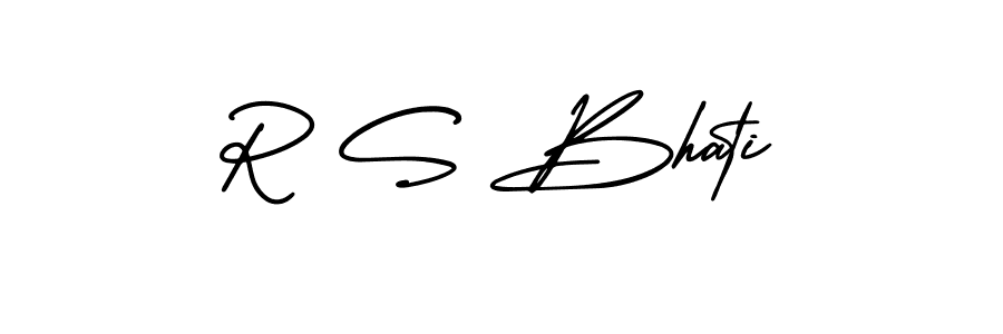 How to Draw R S Bhati signature style? AmerikaSignatureDemo-Regular is a latest design signature styles for name R S Bhati. R S Bhati signature style 3 images and pictures png
