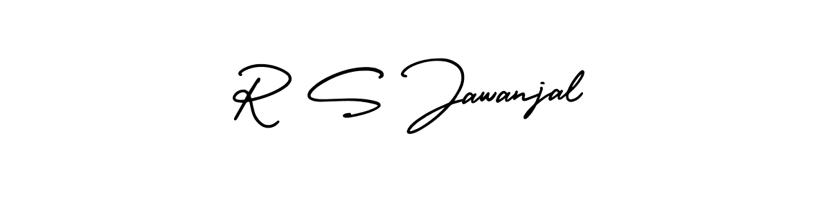 Make a beautiful signature design for name R S Jawanjal. With this signature (AmerikaSignatureDemo-Regular) style, you can create a handwritten signature for free. R S Jawanjal signature style 3 images and pictures png