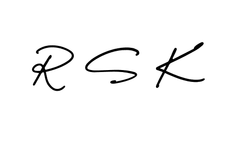 This is the best signature style for the R S K name. Also you like these signature font (AmerikaSignatureDemo-Regular). Mix name signature. R S K signature style 3 images and pictures png