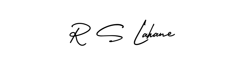 How to Draw R S Lahane signature style? AmerikaSignatureDemo-Regular is a latest design signature styles for name R S Lahane. R S Lahane signature style 3 images and pictures png