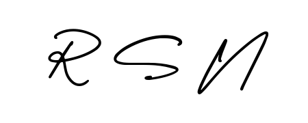 AmerikaSignatureDemo-Regular is a professional signature style that is perfect for those who want to add a touch of class to their signature. Get R S N name fancy signature for free. R S N signature style 3 images and pictures png