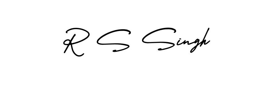 This is the best signature style for the R S Singh name. Also you like these signature font (AmerikaSignatureDemo-Regular). Mix name signature. R S Singh signature style 3 images and pictures png