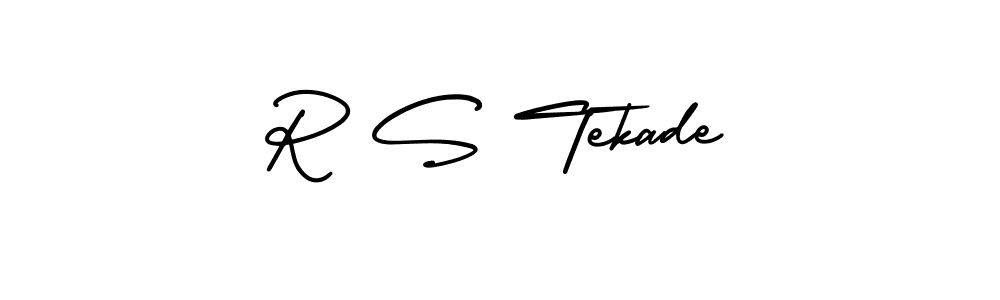 It looks lik you need a new signature style for name R S Tekade. Design unique handwritten (AmerikaSignatureDemo-Regular) signature with our free signature maker in just a few clicks. R S Tekade signature style 3 images and pictures png