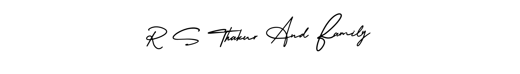 Best and Professional Signature Style for R S Thakur And Family. AmerikaSignatureDemo-Regular Best Signature Style Collection. R S Thakur And Family signature style 3 images and pictures png