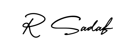 Here are the top professional signature styles for the name R Sadaf. These are the best autograph styles you can use for your name. R Sadaf signature style 3 images and pictures png