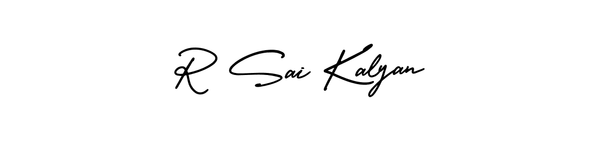 How to make R Sai Kalyan signature? AmerikaSignatureDemo-Regular is a professional autograph style. Create handwritten signature for R Sai Kalyan name. R Sai Kalyan signature style 3 images and pictures png