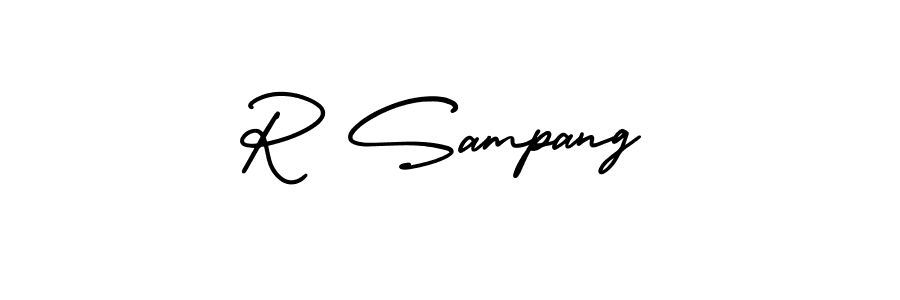 Best and Professional Signature Style for R Sampang. AmerikaSignatureDemo-Regular Best Signature Style Collection. R Sampang signature style 3 images and pictures png