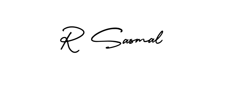 Make a beautiful signature design for name R Sasmal. Use this online signature maker to create a handwritten signature for free. R Sasmal signature style 3 images and pictures png