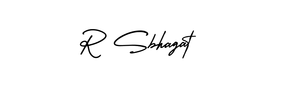 Similarly AmerikaSignatureDemo-Regular is the best handwritten signature design. Signature creator online .You can use it as an online autograph creator for name R Sbhagat. R Sbhagat signature style 3 images and pictures png