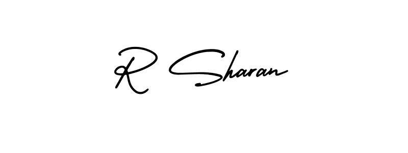 Best and Professional Signature Style for R Sharan. AmerikaSignatureDemo-Regular Best Signature Style Collection. R Sharan signature style 3 images and pictures png