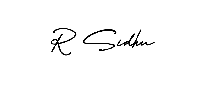 Also we have R Sidhu name is the best signature style. Create professional handwritten signature collection using AmerikaSignatureDemo-Regular autograph style. R Sidhu signature style 3 images and pictures png