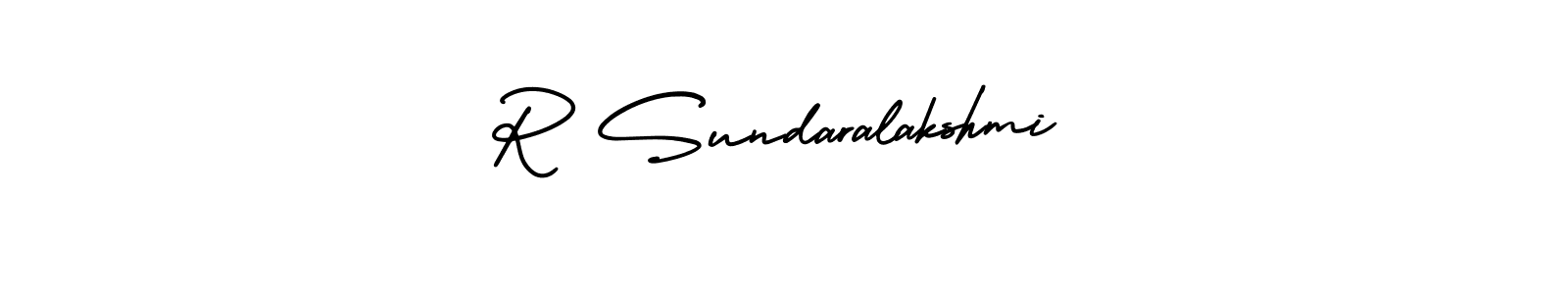 The best way (AmerikaSignatureDemo-Regular) to make a short signature is to pick only two or three words in your name. The name R Sundaralakshmi include a total of six letters. For converting this name. R Sundaralakshmi signature style 3 images and pictures png