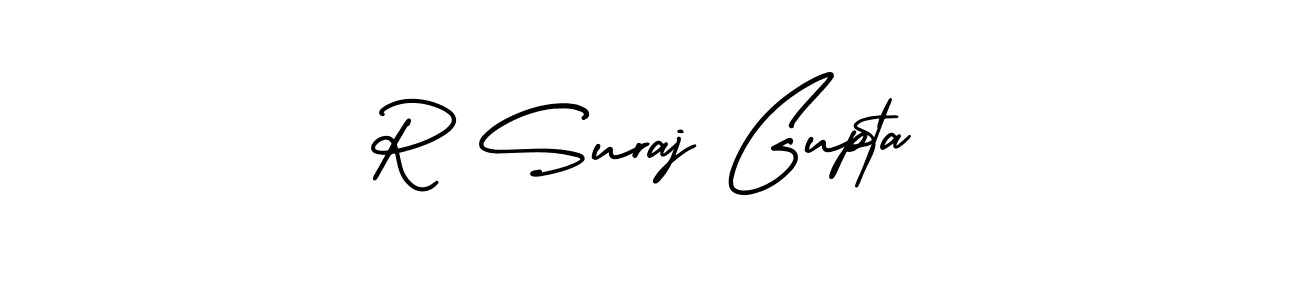How to Draw R Suraj Gupta signature style? AmerikaSignatureDemo-Regular is a latest design signature styles for name R Suraj Gupta. R Suraj Gupta signature style 3 images and pictures png