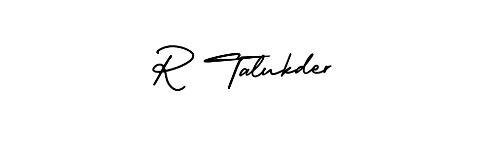 Also You can easily find your signature by using the search form. We will create R Talukder name handwritten signature images for you free of cost using AmerikaSignatureDemo-Regular sign style. R Talukder signature style 3 images and pictures png